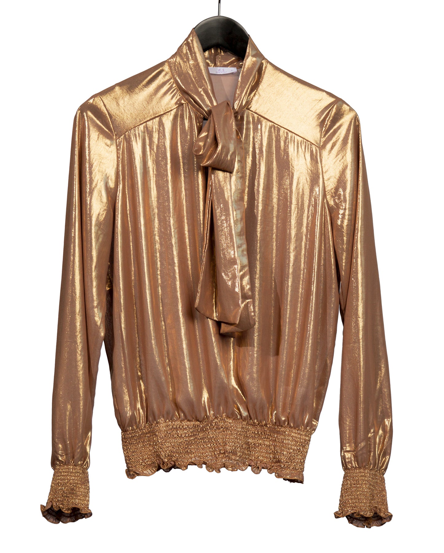 Ava Luxe Lamé Blouse