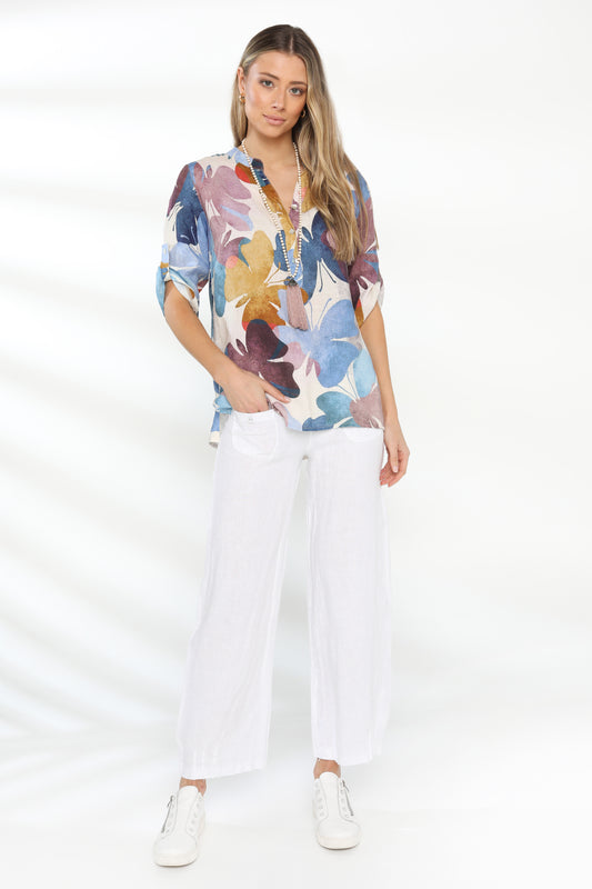 Elizabeth Scott Linen Pants - Plus Sizes