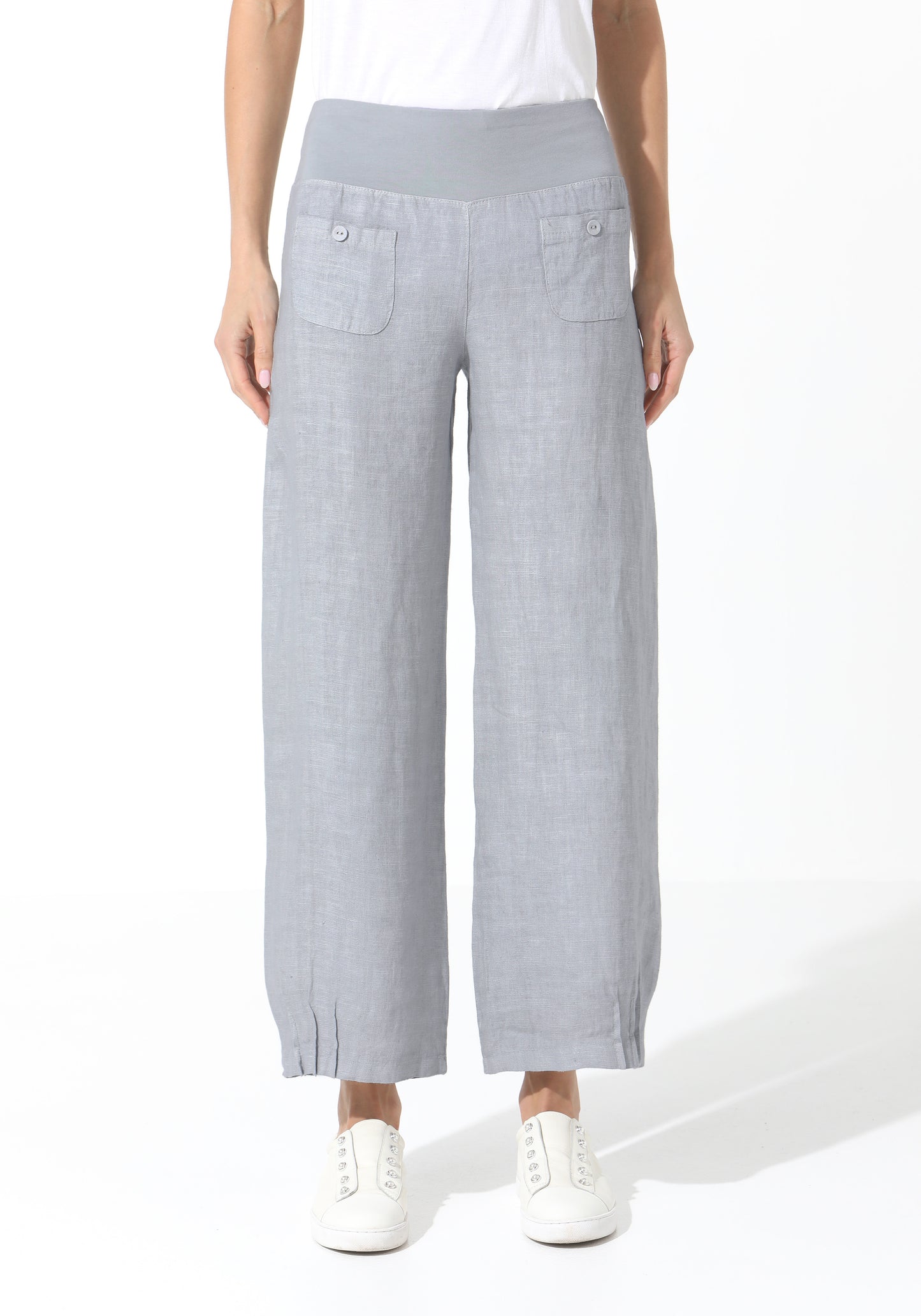 Elizabeth Scott Linen Pants - Neutrals