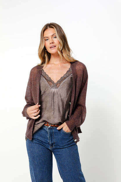 Super Fine Alpaca Cardigan