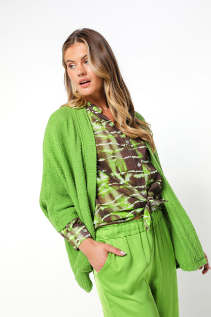 Knitted Cardigan Jacquard