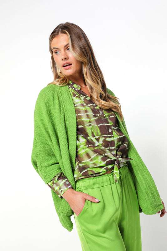 Knitted Cardigan Jacquard