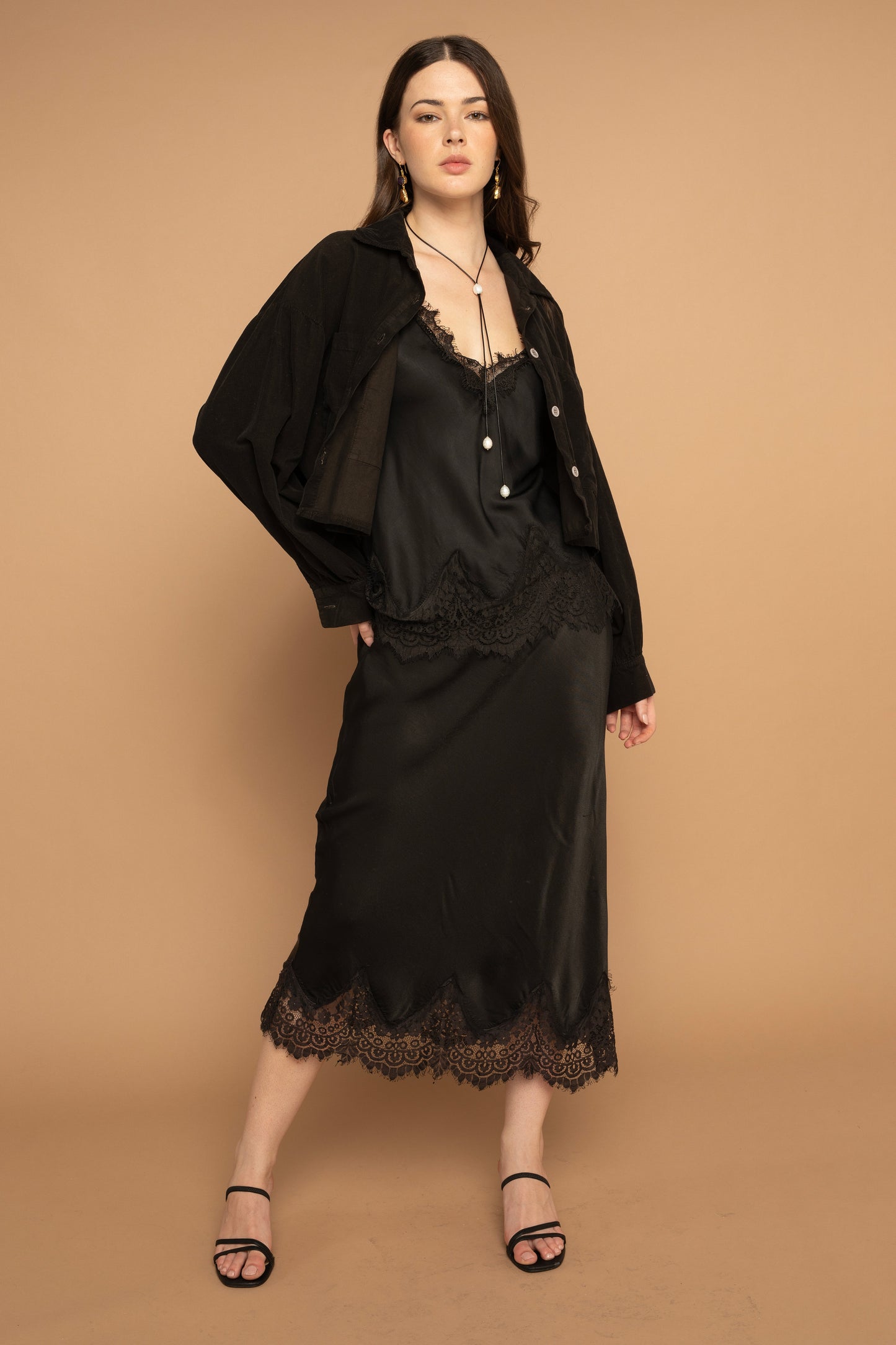 Venezia Satin Skirt