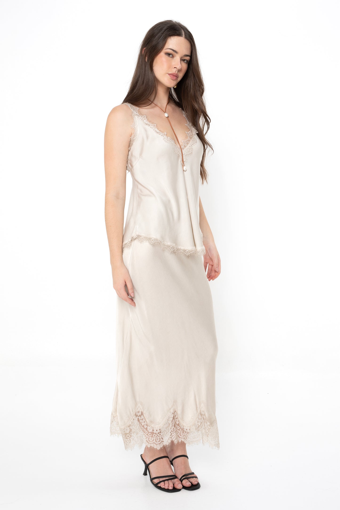 Venezia Satin Skirt