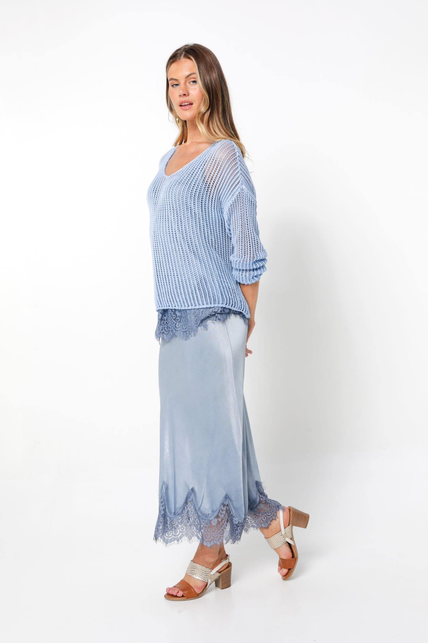 Venezia Satin Skirt