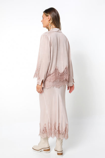 Venezia Satin Skirt