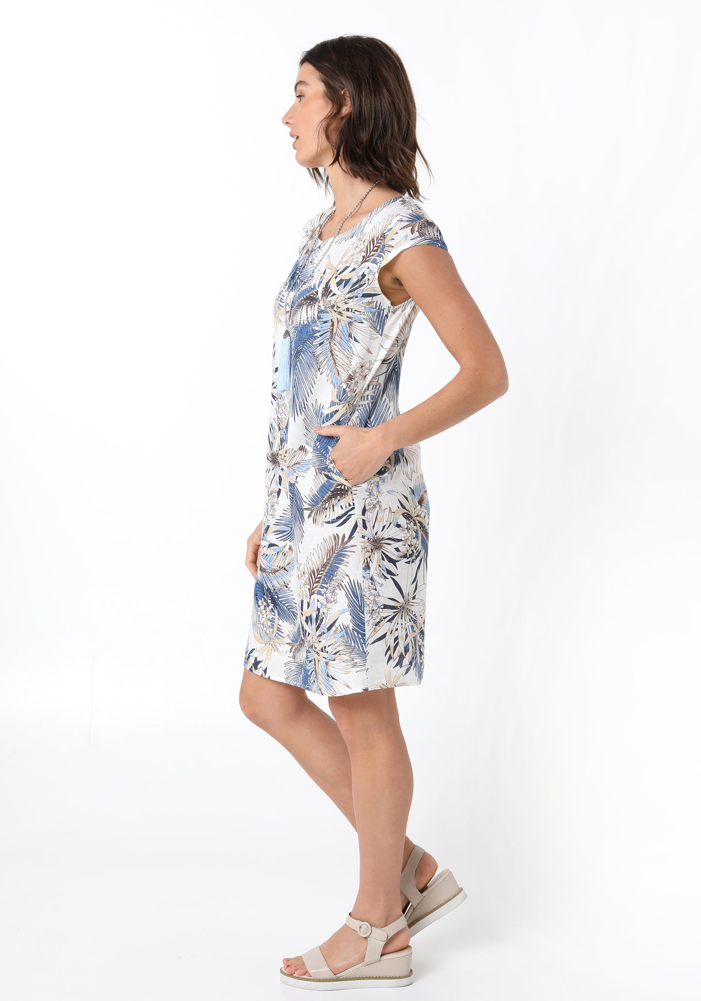 Island Print Dress