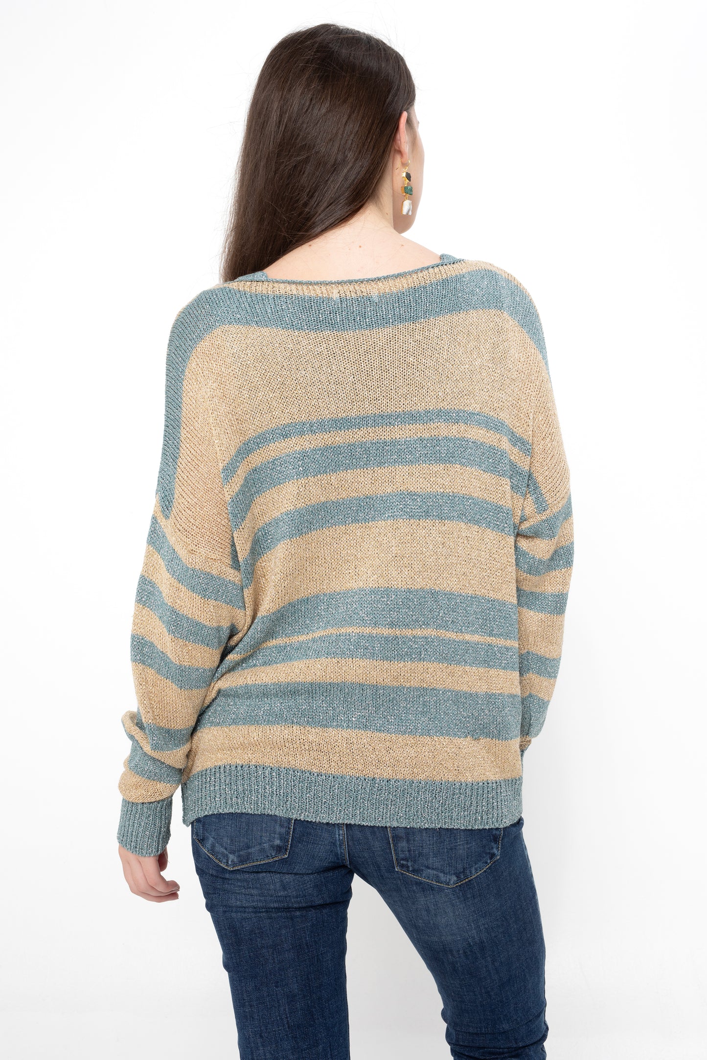 Knitted Lurex Cardigan