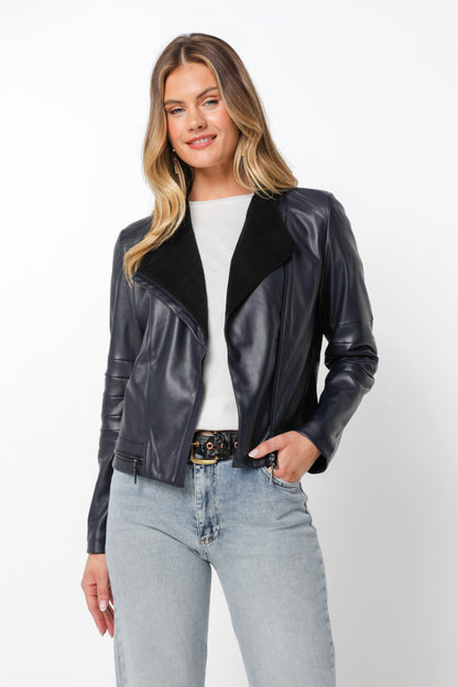 Mod Jacket with Contrast Lapels