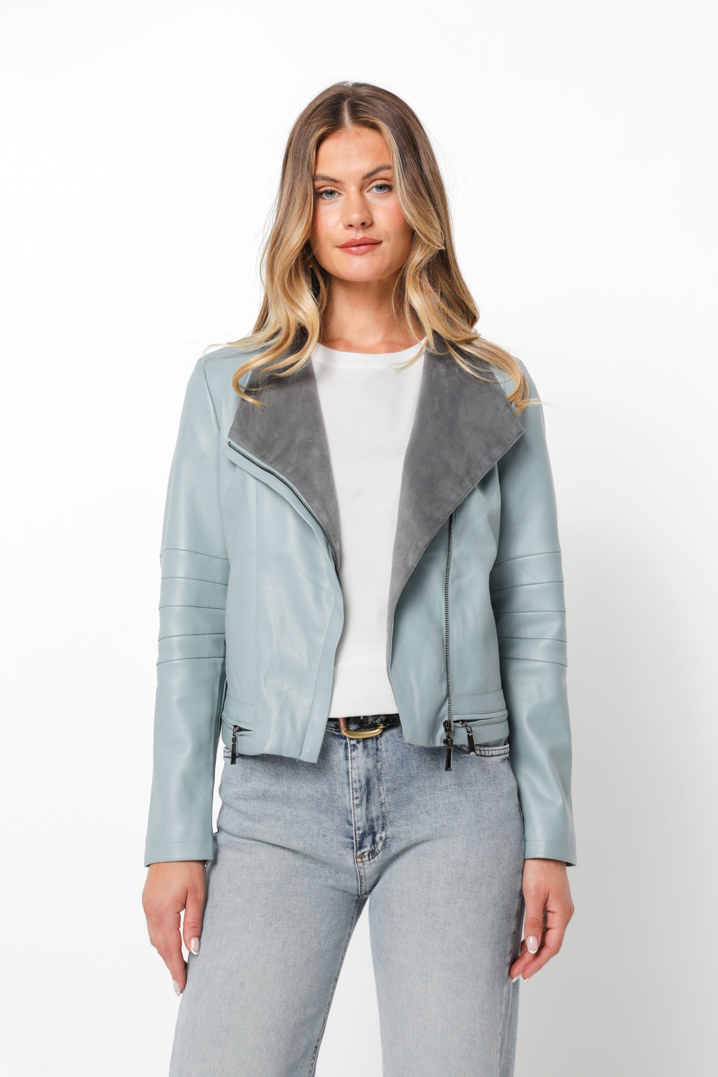 Mod Jacket with Contrast Lapels